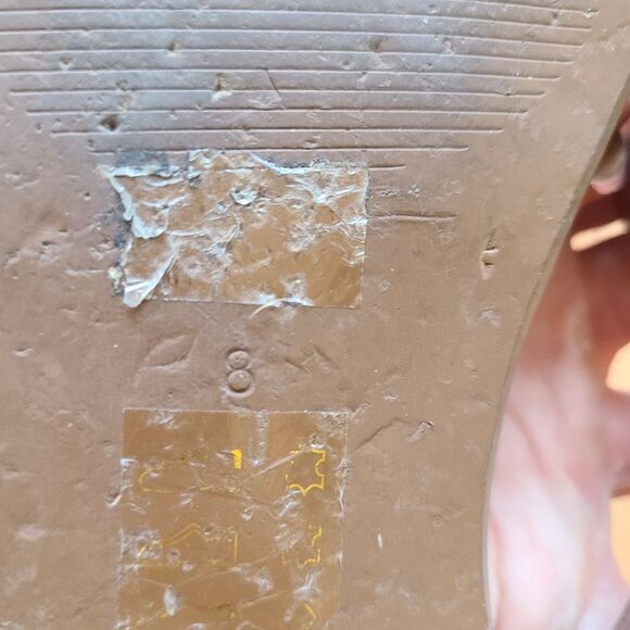 Madewell The Wave Slide Sandal in Colorblock Lizard Embossed Leather size 8 - Picture 4 of 5